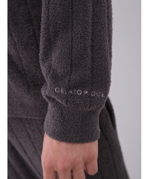 ジェラピケ ホットスムーズィーワイドリブカーディガン gelato pique（ジェラートピケ）の「【HOMME】ホットスムー