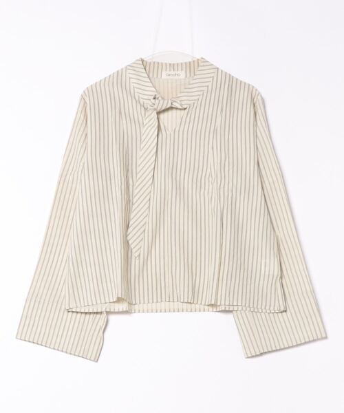 aimoha(アイモハ)の「ネクタイ風ストライプブラウス(シャツ/ブラウス・レディース・ホワイト・LARGE/MEDIUM)」の21枚目の写真