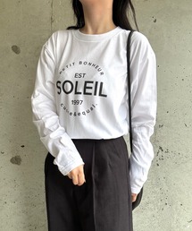 ロゴプリントロングTシャツ