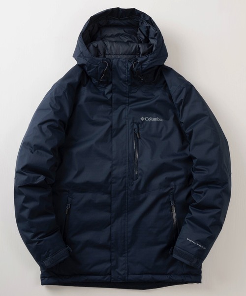 Columbia（コロンビア）の「【Columbia/コロンビア】ワンポイントロゴデザイン オークハーバーインシュレーテッド ジャケット/マウンテンジャケット/アウトドア/WE3085（ダウンジャケット/コート・メンズ・ブラック/オリーブ/キャメル/ネイビー・M/L/XL）」の3枚目の写真