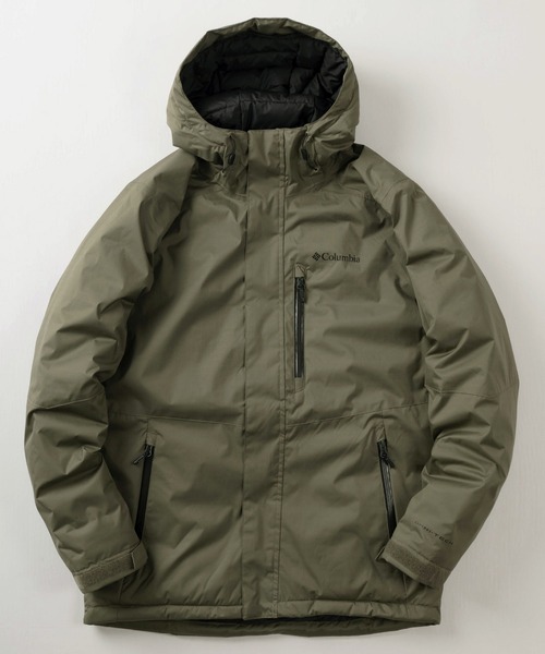 Columbia（コロンビア）の「【Columbia/コロンビア】ワンポイントロゴデザイン オークハーバーインシュレーテッド ジャケット/マウンテンジャケット/アウトドア/WE3085（ダウンジャケット/コート・メンズ・ブラック/オリーブ/キャメル/ネイビー・M/L/XL）」の2枚目の写真