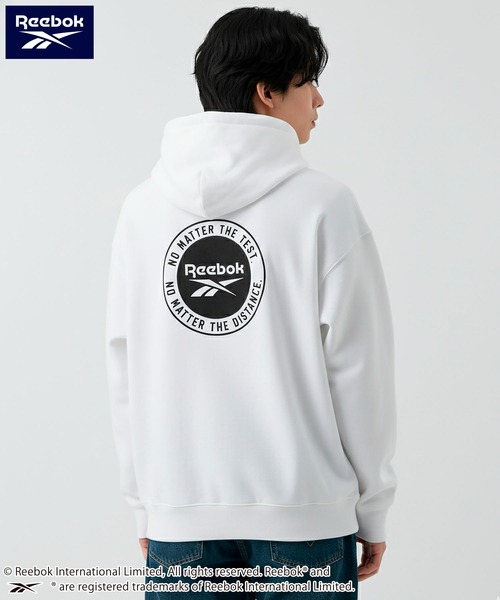 Reebok（リーボック）の「Reebok リーボック BIGサークルロゴ 刺繍 裏毛 長袖 スウェット プルパーカー（パーカー・メンズ・ダークブルー/ブラック/ホワイト/ベージュ・LL/M/L）」の15枚目の写真