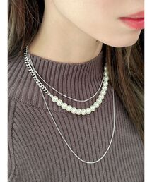 RESEXXY | 多連パールロングネックレス(ネックレス)
