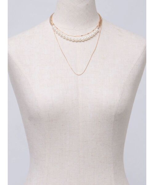 RESEXXY（リゼクシー）の「多連パールロングネックレス（ネックレス・レディース・ゴールド/シルバー・FREE）」の16枚目の写真