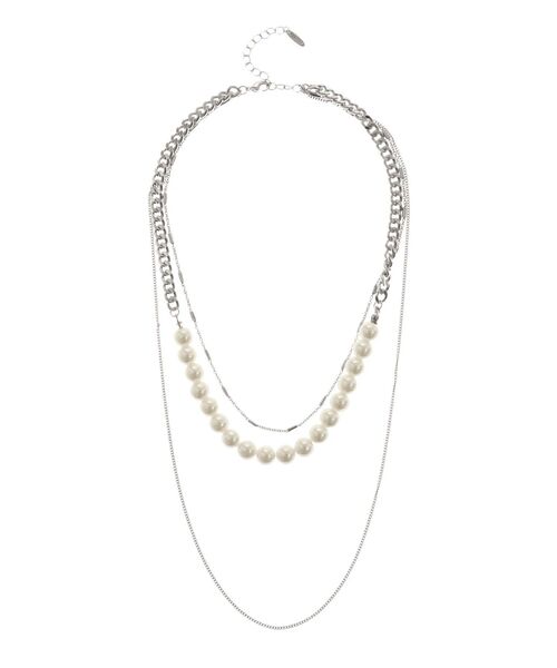 RESEXXY（リゼクシー）の「多連パールロングネックレス（ネックレス・レディース・ゴールド/シルバー・FREE）」の17枚目の写真