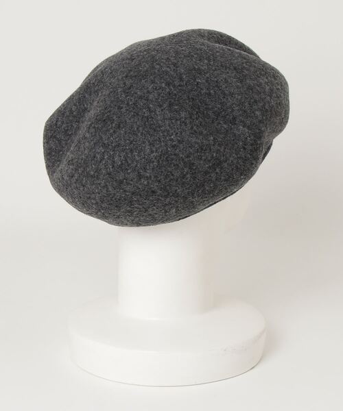 RACAL(ラカル)の「Classic Basque Beret / クラシックバスクベレー(ハンチング/ベレー帽・メンズ・ブラック/チャコールグレー/モカ/ネイビー・MEDIUM/LARGE)」の18枚目の写真