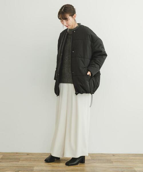 セール】中綿キルトオーバージャケット（ダウンジャケット/コート