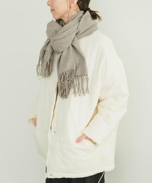 ITEMS URBANRESEARCH（アイテムズ アーバンリサーチ）の「中綿キルトオーバージャケット（ダウンジャケット/コート・レディース・ホワイト系その他/ブラック・FREE）」の15枚目の写真