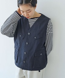 PAR ICI | コットンヘンプ ポケットベスト(ベスト)