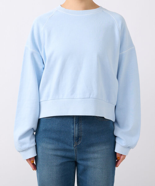 un dix cors（アンディコール）の「裏毛ピグメントカラースウェット（スウェット・レディース・ブルー/ピンク・FREE）」の22枚目の写真