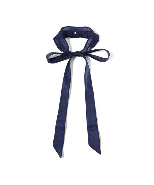 BEAMS BOY(ビームスボーイ)の「【2/5再値下げ】maturely / デタッチ ボウタイ(付け襟・レディース・ホワイト/ネイビー・ONE SIZE)」の9枚目の写真