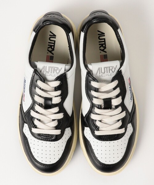 AUTRY / MEDALIST LOW バイカラー レザースニーカー（スニーカー