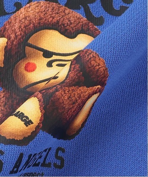 XLARGE KIDS（エクストララージキッズ）の「ぬいぐるみファニーゴリラ2WAYオール（ロンパース・キッズ・ブラック/ブルー・50-70cm）」の21枚目の写真