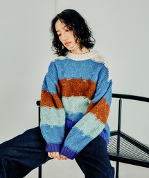 LEPSIM | 1.5ゲージハンドライクMIXプルオーバー 202409(ニット/セーター)