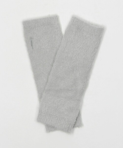 green label relaxing（グリーンレーベルリラクシング）の「【WEB限定】3WAY シャギー アームウォーマー グローブ / 手袋 ―タッチパネル対応―（手袋・レディース・オフホワイト/ライトグレー/ダークグレー・FREE）」の17枚目の写真