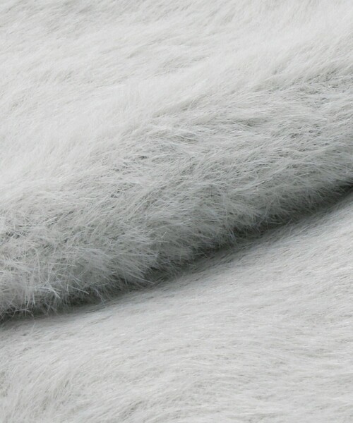 green label relaxing（グリーンレーベルリラクシング）の「【WEB限定】3WAY シャギー アームウォーマー グローブ / 手袋 ―タッチパネル対応―（手袋・レディース・オフホワイト/ライトグレー/ダークグレー・FREE）」の21枚目の写真