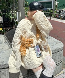 Alley Tokyo | モンスターケーブルニットプルオーバー(ニット/セーター)