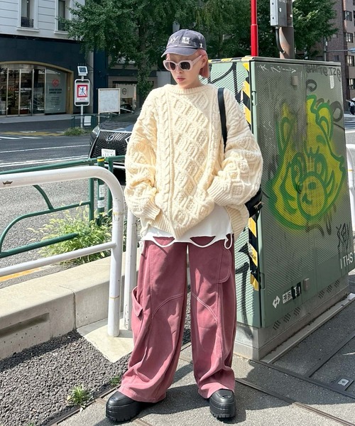 モンスターケーブルニットプルオーバー（ニット/セーター）｜Alley