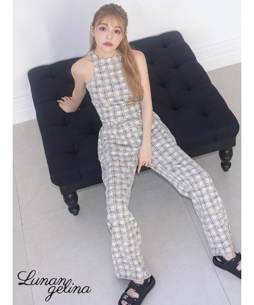 Lunangelina(ルナアンヘリナ)の「tweed pants(その他パンツ・レディース・ホワイト・フリー)」の4枚目の写真