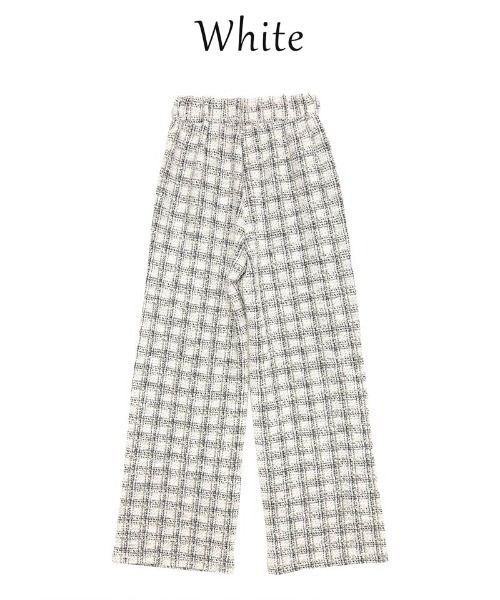 Lunangelina(ルナアンヘリナ)の「tweed pants(その他パンツ・レディース・ホワイト・フリー)」の9枚目の写真