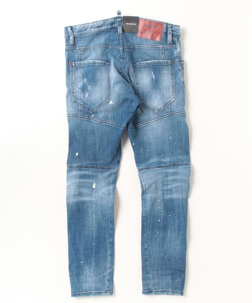 DSQUARED2 Medium Filo Blu Wash 80'S ジーンズ DSQUARED2 ジーンズ TIDY BIKER JEAN /MEDIUM FILO BLU WASH