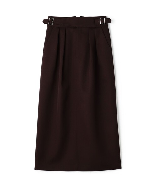 ウールギャバジン グルカスカート（スカート）｜CABaN（キャバン）の