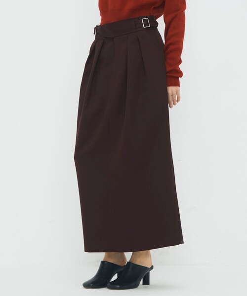 ウールギャバジン グルカスカート（スカート）｜CABaN（キャバン）の