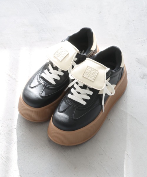 ♡ニコニコ　スニーカー、パンプスセット♡ イニシャルモチーフタンスニーカー（スニーカー）｜one after another