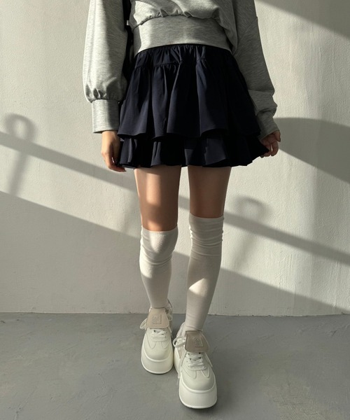 one after another NICE CLAUP(ワンアフターアナザーナイスクラップ)の「イニシャルモチーフタンスニーカー(スニーカー・レディース・ホワイト/ピンク/ブラック・S/M/L)」の6枚目の写真