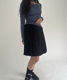 PLEATED SKIRT/ひざ丈プリーツスカート