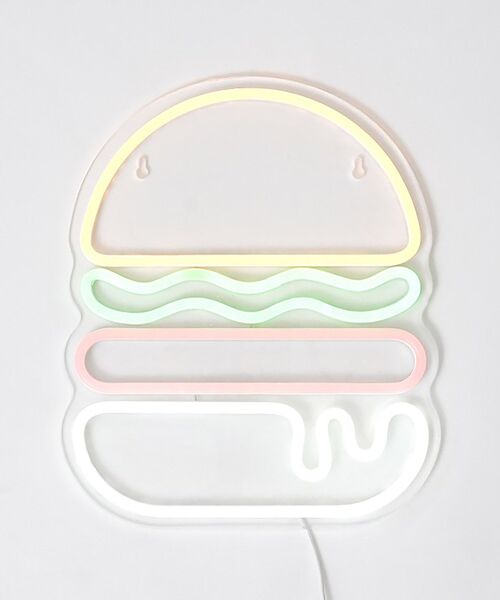 I.D.E.A international（イデアインターナショナル）の「ネオンライト HAMBURGER（その他雑貨・レディース・その他・ﾌﾘ-）」の4枚目の写真