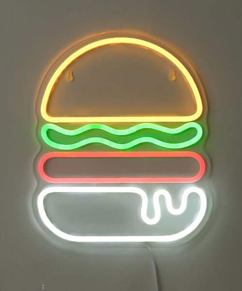 I.D.E.A international（イデアインターナショナル）の「ネオンライト HAMBURGER（その他雑貨・レディース・その他・ﾌﾘ-）」の10枚目の写真