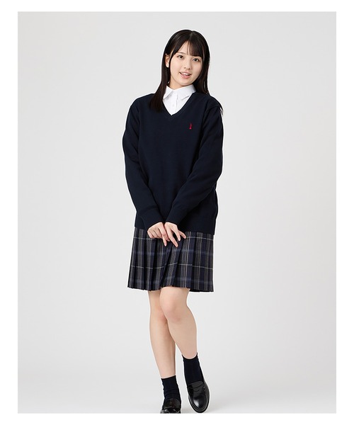 EASTBOY(イーストボーイ)の「ソックス 両面刺繍 13cm丈 通学 靴下 中学生 高校生 スクール(ソックス/靴下・キッズ・ブラック×ピンク/ホワイト×ピンク/ホワイト×ネイビー/ネイビー系2/ブラック×レッド/ホワイト×ブルー/ブラック×ブルー/ネイビー系1/ネイビー系3・F)」の15枚目の写真