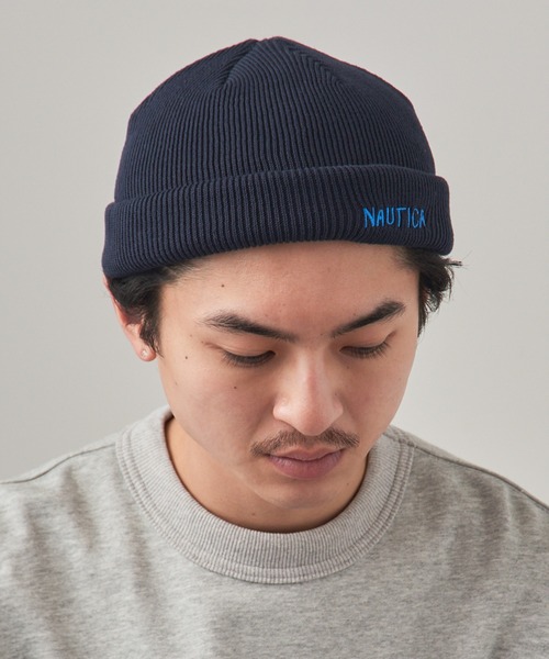 セール】【NAUTICA】コットンロールワッチ ニット帽 NT096（ニット