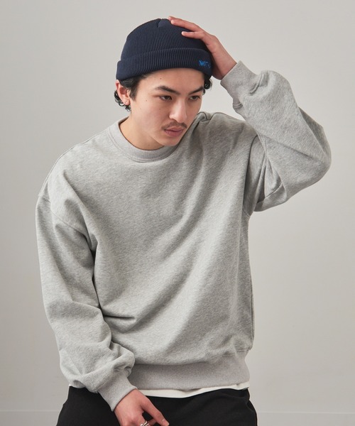 NAUTICA(ノーティカ)の「【NAUTICA】コットンロールワッチ ニット帽 NT096 CBS(ニットキャップ/ビーニー・メンズ・ホワイト/パープル/ネイビー・FREE)」の8枚目の写真