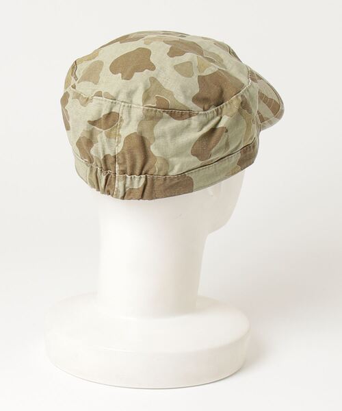 MILITARY(ミリタリー)の「MILITARY REPRODUCT / ミリタリーリプロダクト DUCK HUNTER CAP ダックハンター キャップ ファティーグキャップ(キャップ・メンズ・ベージュ系その他/カモフラージュ・FREE)」の3枚目の写真