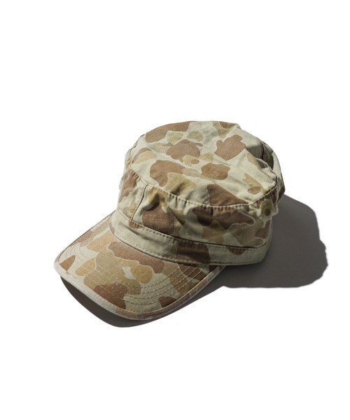 MILITARY(ミリタリー)の「MILITARY REPRODUCT / ミリタリーリプロダクト DUCK HUNTER CAP ダックハンター キャップ ファティーグキャップ(キャップ・メンズ・ベージュ系その他/カモフラージュ・FREE)」の4枚目の写真