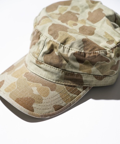 MILITARY(ミリタリー)の「MILITARY REPRODUCT / ミリタリーリプロダクト DUCK HUNTER CAP ダックハンター キャップ ファティーグキャップ(キャップ・メンズ・ベージュ系その他/カモフラージュ・FREE)」の5枚目の写真