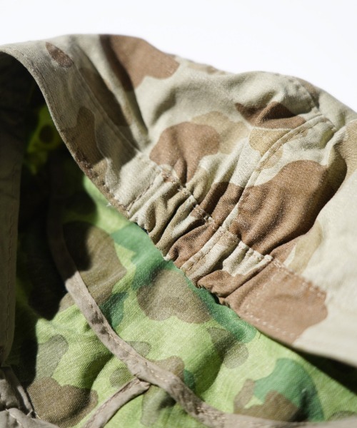 MILITARY(ミリタリー)の「MILITARY REPRODUCT / ミリタリーリプロダクト DUCK HUNTER CAP ダックハンター キャップ ファティーグキャップ(キャップ・メンズ・ベージュ系その他/カモフラージュ・FREE)」の8枚目の写真