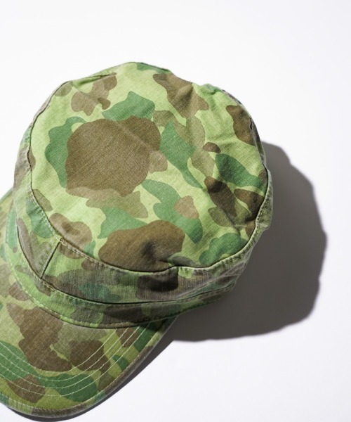 MILITARY(ミリタリー)の「MILITARY REPRODUCT / ミリタリーリプロダクト DUCK HUNTER CAP ダックハンター キャップ ファティーグキャップ(キャップ・メンズ・ベージュ系その他/カモフラージュ・FREE)」の11枚目の写真