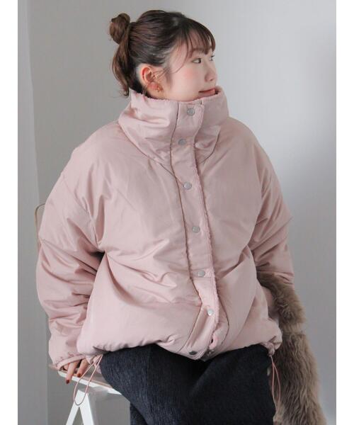 ehka sopo（エヘカソポ）の「リバーシブルボアジャケット（ブルゾン