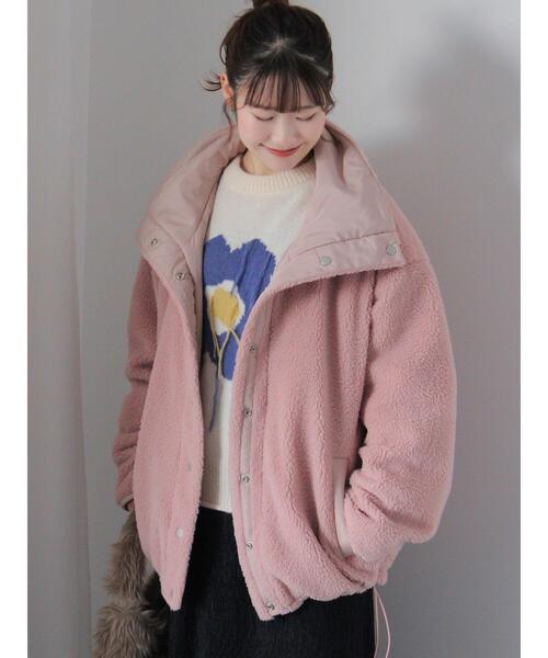 NOKCHAリバーシブル ボアジャケット グレー NOKCHAリバーシブル ボアジャケット グレー - メルカリ