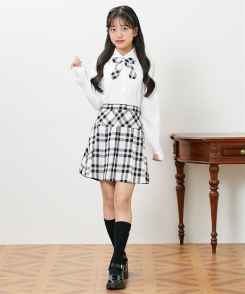 QUNTSTYLE（キュントスタイル）の「フォーマルスカートスーツ５点セット (140～165cm)（スーツセット・キッズ・グレー系/ブラック系・150/140/165/160）」の14枚目の写真