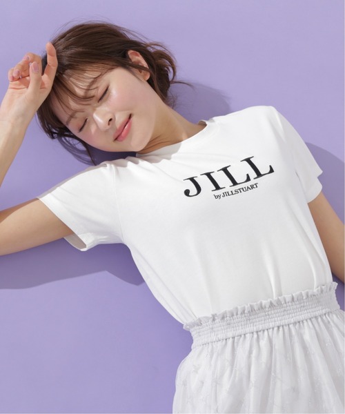 JILL by JILL STUART（ジルバイジルスチュアート）の「◇オーガニック刺繍ロゴＴシャツ（Tシャツ/カットソー・レディース・ホワイト系その他4/ブルー/ピンク系その他/ブラック/シルバー/ホワイト系その他・FREE）」の16枚目の写真
