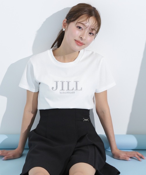 JILL by JILL STUART（ジルバイジルスチュアート）の「◇オーガニック刺繍ロゴＴシャツ（Tシャツ/カットソー・レディース・ホワイト系その他4/ブルー/ピンク系その他/ブラック/シルバー/ホワイト系その他・FREE）」の18枚目の写真