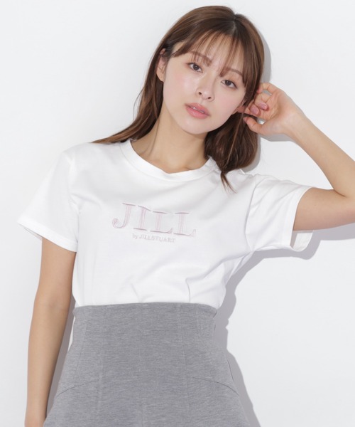 JILL by JILL STUART（ジルバイジルスチュアート）の「◇オーガニック刺繍ロゴＴシャツ（Tシャツ/カットソー・レディース・ホワイト系その他4/ブルー/ピンク系その他/ブラック/シルバー/ホワイト系その他・FREE）」の20枚目の写真