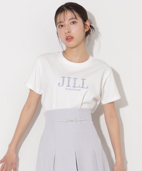 オーガニック刺繍ロゴTシャツ　 オーガニック刺繍ロゴTシャツ | JILL by JILL STUART（ジル バイ