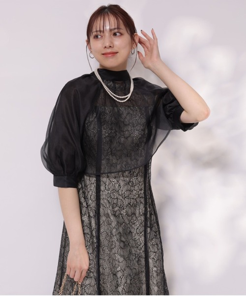 mystrada 2way チュール×レース ドレス mystrada 2way チュール×レース ドレス 美品 マイストラーダ