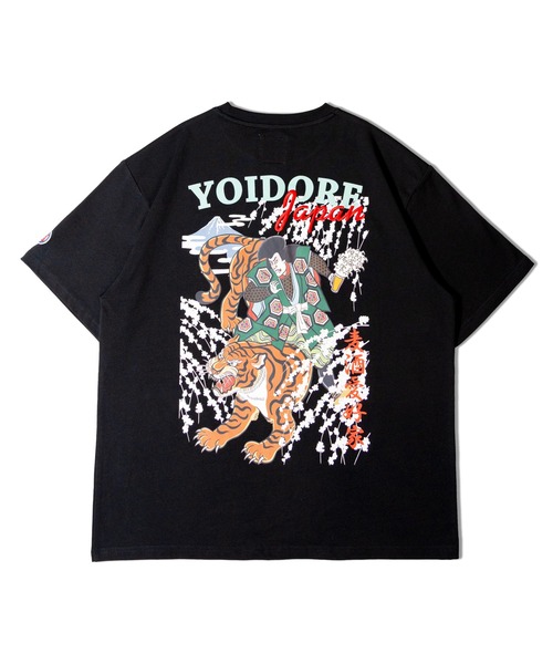 JACKROSE（ジャックローズ）の「YOIDORE 歌舞伎と虎 TEE（Tシャツ/カットソー・メンズ・ホワイト/ブラック・M/L/XL）」の6枚目の写真