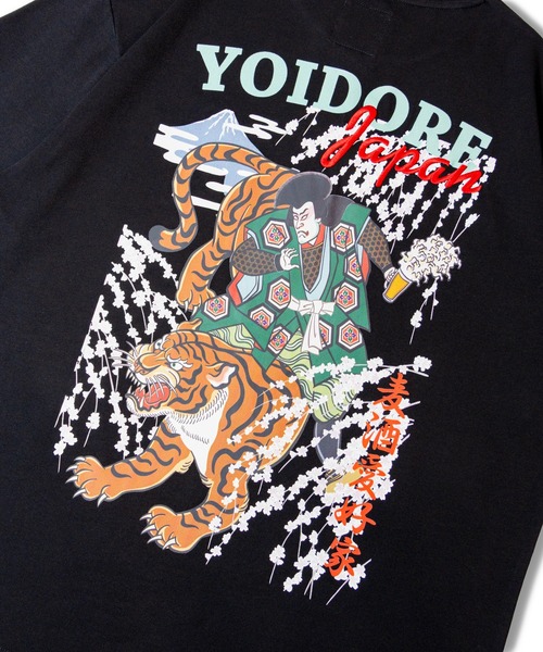 JACKROSE（ジャックローズ）の「YOIDORE 歌舞伎と虎 TEE（Tシャツ/カットソー・メンズ・ホワイト/ブラック・M/L/XL）」の12枚目の写真